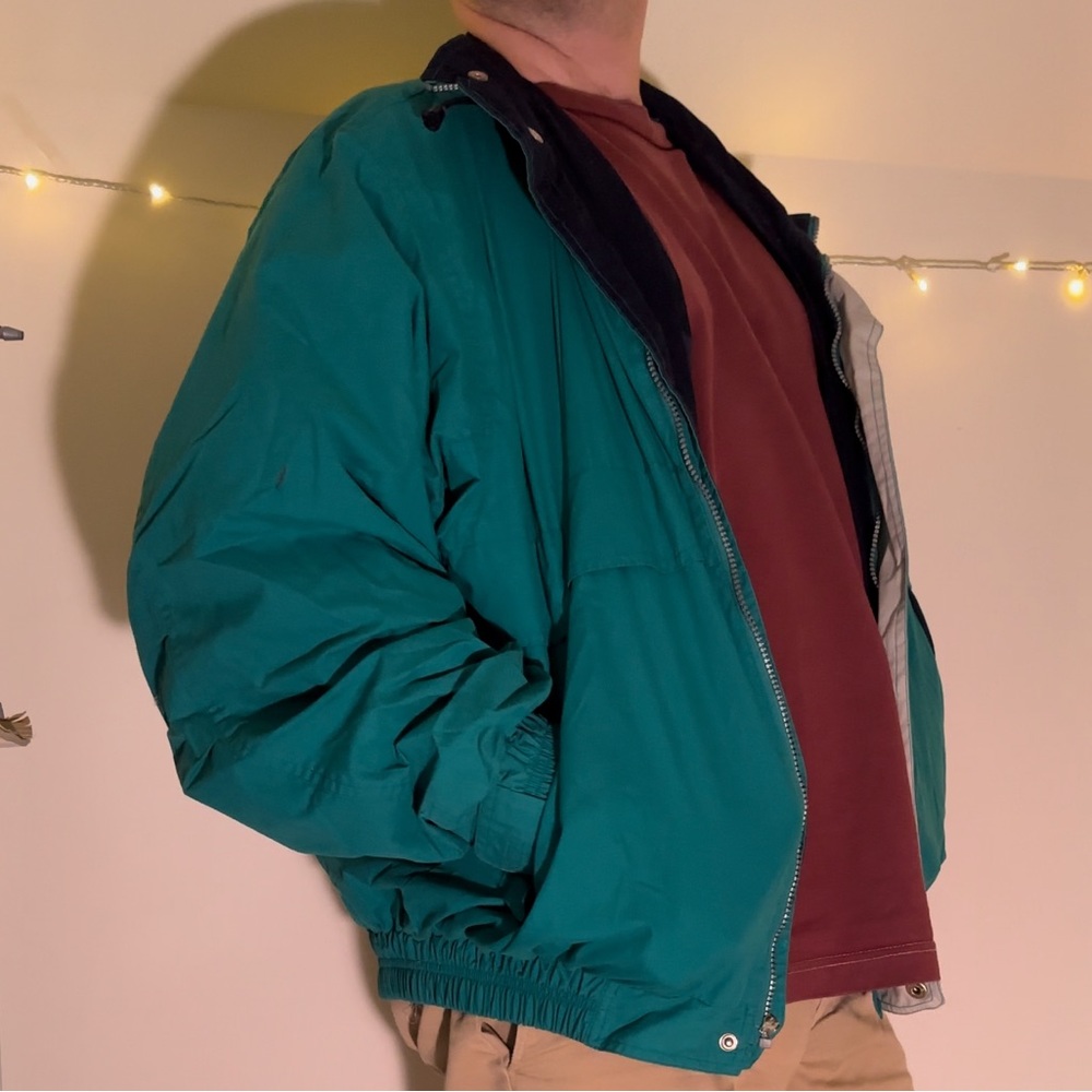 Teal Fairway Club golf windbreaker